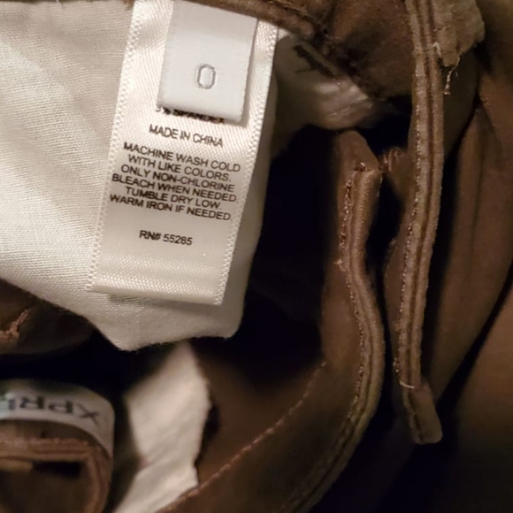 Express khaki jean legging size 0 - Picture 5 of 5